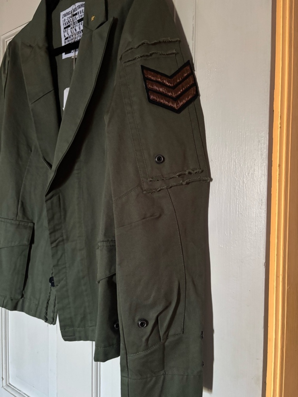 NWT Zadig and Voltaire Virginia Grunge jacket - Picture 4 of 14